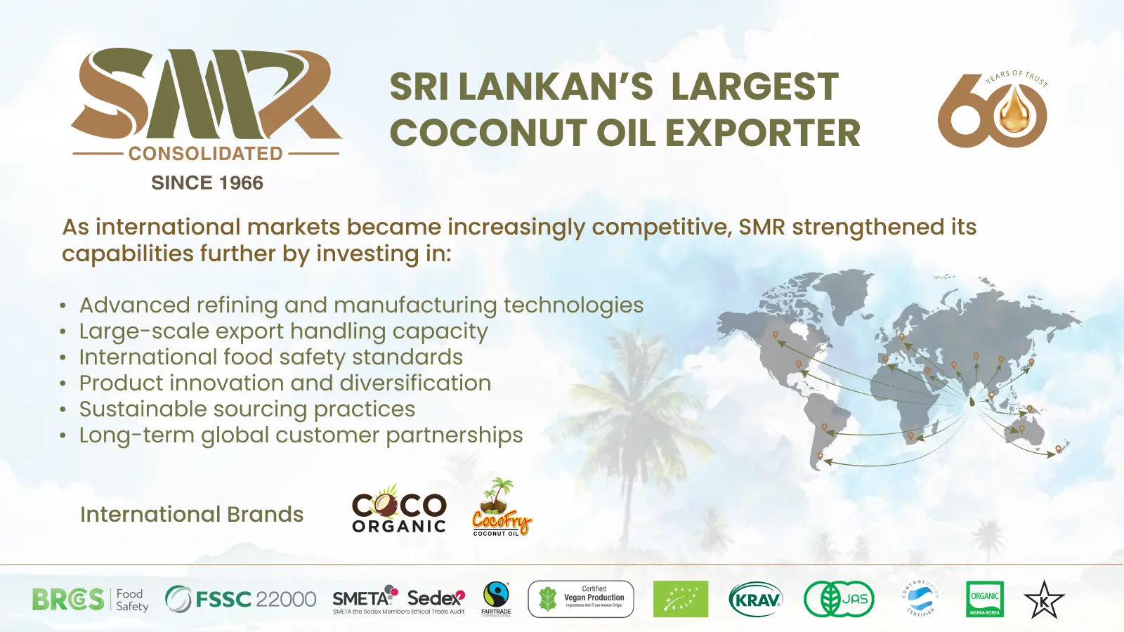 Sri Lanka's largest coconut oil exporter