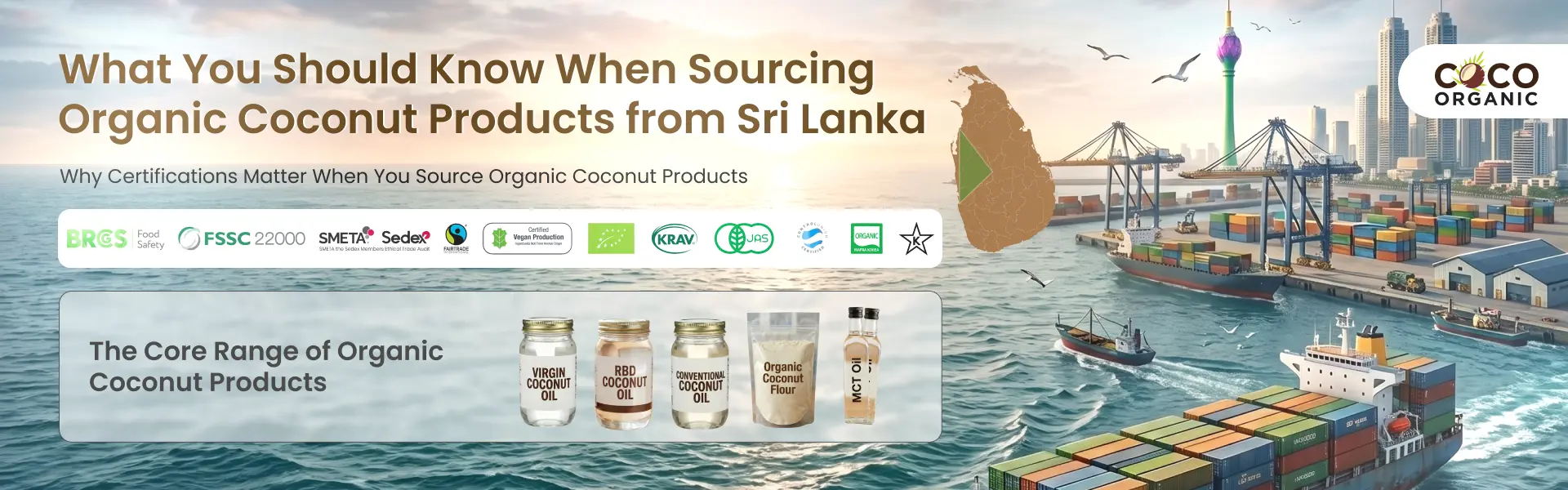 Organic Coconut Oil from Sri Lanka